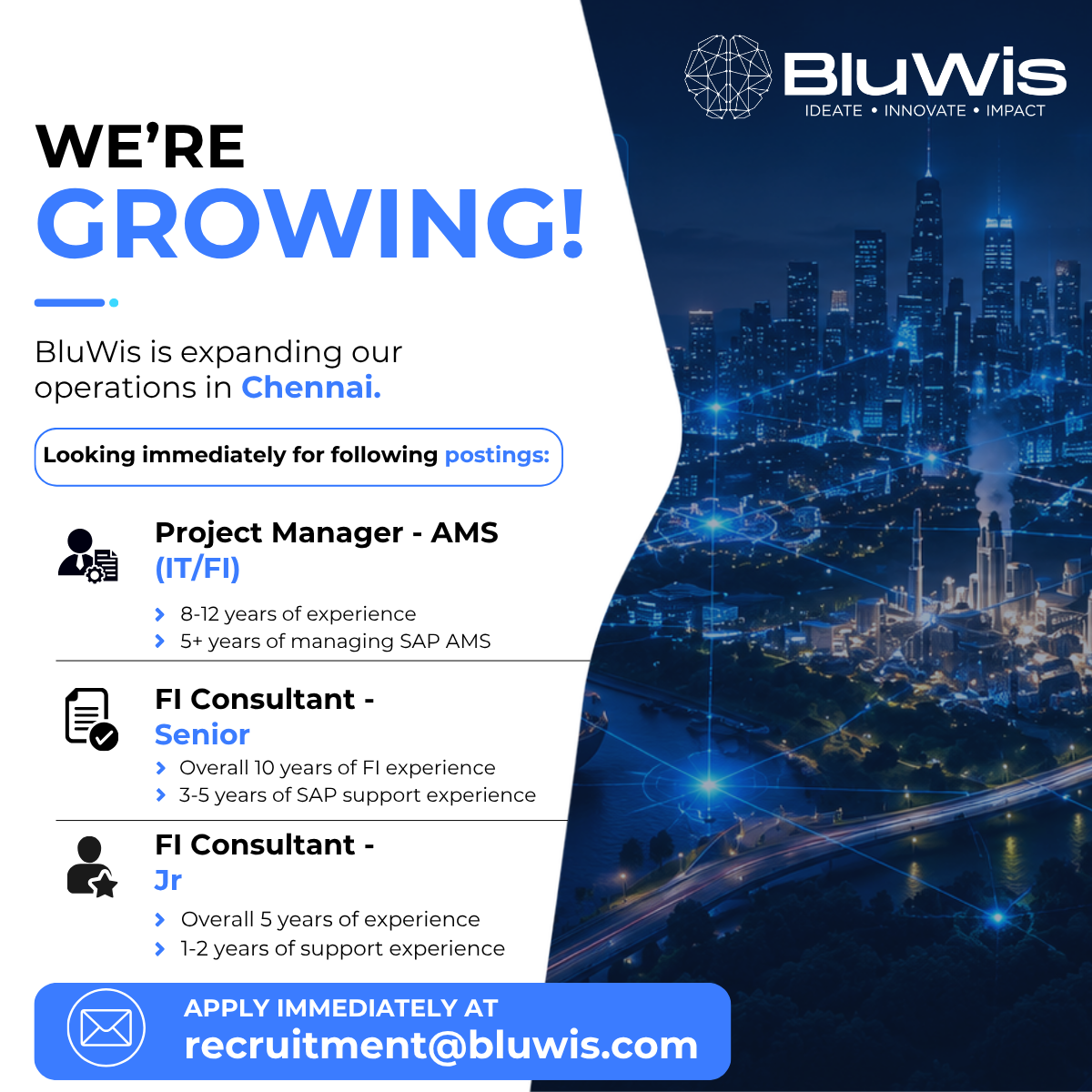 We’re growing, and we’re expanding our Chennai team!